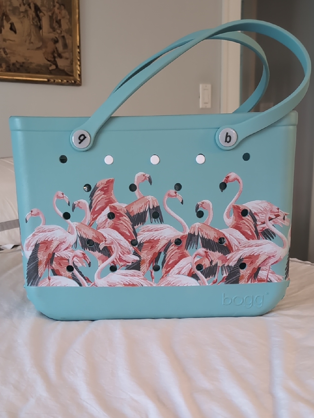 Bogg Bag Southern Living Flamingo -Standard Size